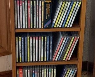 Teak Swivel CD Tower