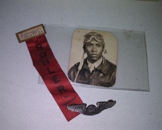 Augusta Ga's own Tuskegee Airman Henry Bohler and Charles Bohler tax Commissioner ribbon.