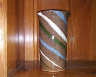 Joe Reinhardt swirl vase