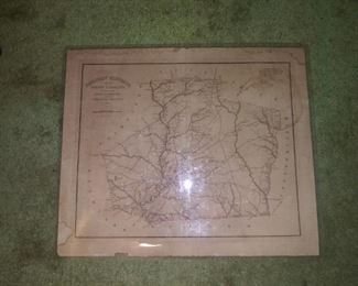 1820 Kershaw Co map