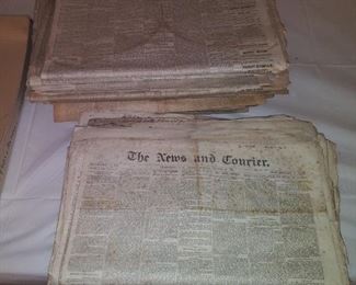 S. C. Newspaper collection 1860's-1920