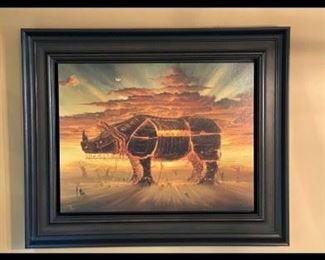 Trojan Horse  Giclee On Canvas 