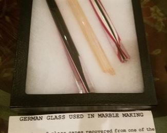 Vintage glass to make marbles from Germany