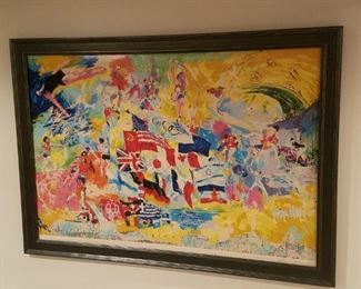 NEIMAN'S MONTREAL OLYMPICS, 1976" by LeRoy NEIMAN! NEIMAN'S FIRST OLYMPIAD
Limited number Edition