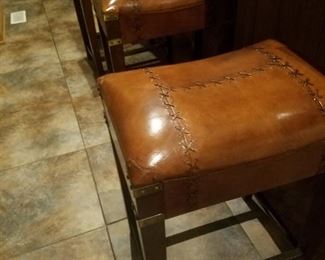Leather Style Bar seat