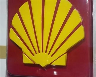 Shell gas station sign