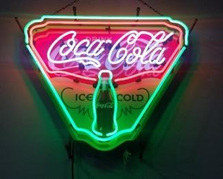 Coca-Cola neon sign in working order