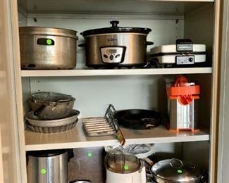 small appliances and other assorted kitchen