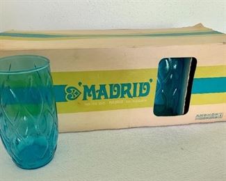 Madrid pattern Anchor Hocking glasses