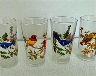 Bird juice glasses (5)