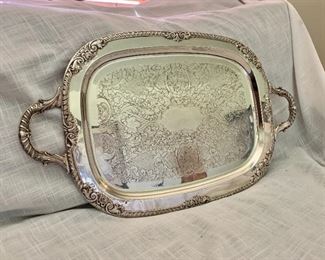 Silver-plate tray