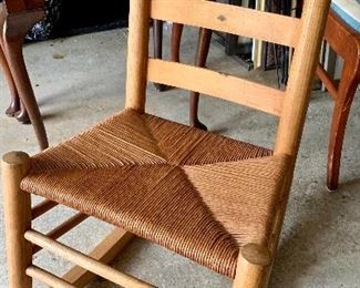 18.5w x 28d x 36h cane seat Rocker $45