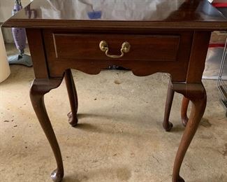 Bassett Cherrywood Spoonfoot End or Night Table $69