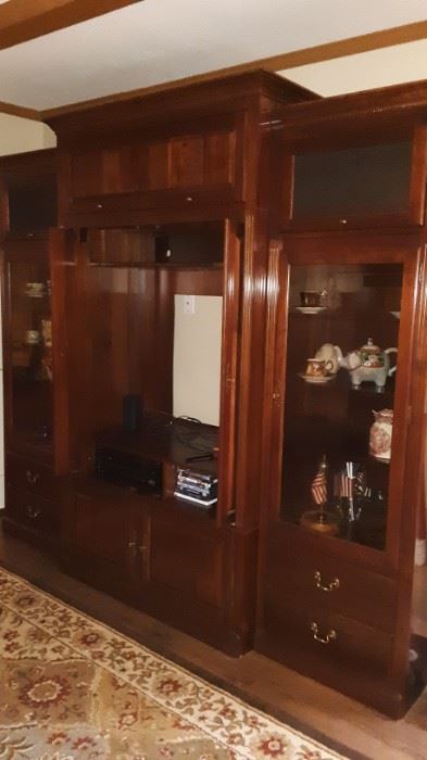 Ethan Allen entertainment center...separate pieces