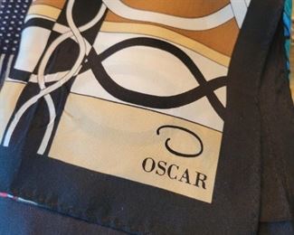 Oscar De La Renta silk scarf