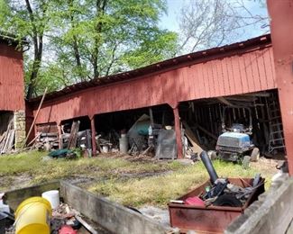 barnyard will be cleaned out and organized for sale of salvageable goods