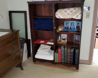 walnut book case