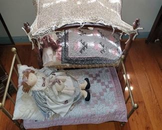 metal doll beds