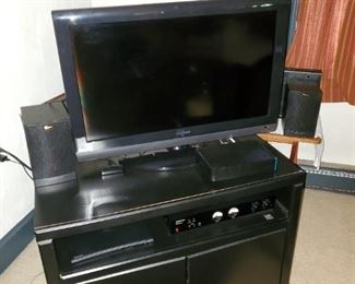 tv, tv cabinet