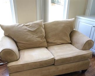 Comfy love seat.