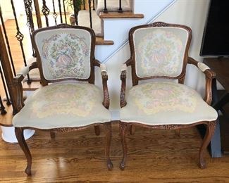 Pair of vintage chairs.  