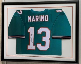 Miami Dolphins Dan Marino Autographed Jersey #13