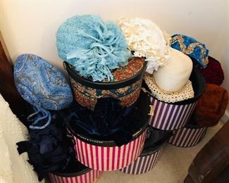 Gorgeous vintage hat collection