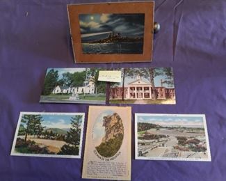 York Maine-Alfred Maine-Old Man of the Mountains postcards