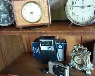Clocks, radios, cameras