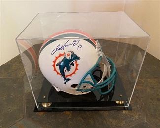 Dan Marino Autographed Football Helmet with COA and Photo