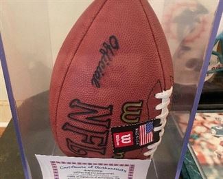 Dan Marino Autographed Football with COA
