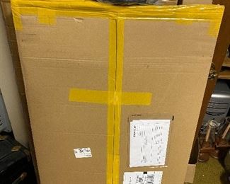 Clothes Racks in Boxes