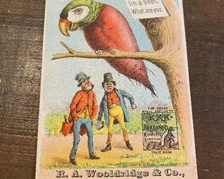 Several Early Trade Cards