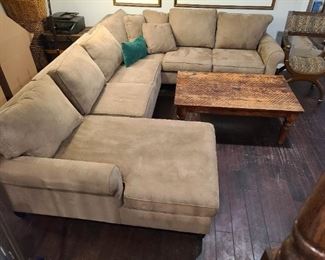 Beautifully, clean sectional sofa
