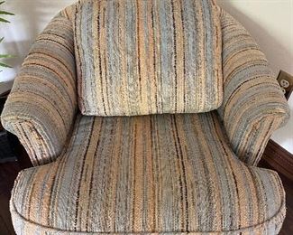 2 TOMILSON STUFFED CHAIRS WITH MODERN FLAIR