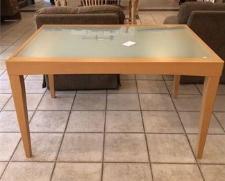 6. Modern Dining Table With Hidden Extensions