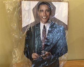 17. Life Sized Cardboard Obama