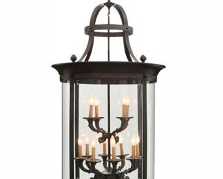 20. Chatham Collection French Bronze Outdoor Chandelier