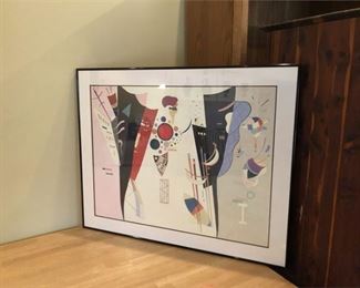 37. Large Rectangular Abstract Framed Print