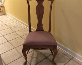 70. Single Oak Desk Chair