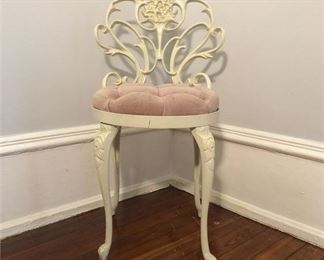 91. Cast Iron Vanity Stool