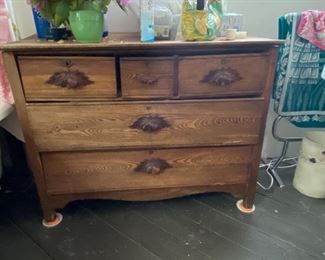 Oak dresser.