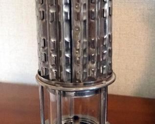 Antique Wolf Safety Miners Lamp/Lantern, 12" Tall