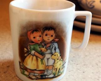 Vintage Royal Doulton Bunnykins Childs Serving Set With Bucherer Collectors Spoons