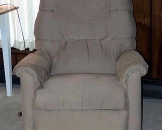 La-Z-Boy Upholstered Rocking Recliner, 37" x 33' x 28"