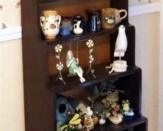 Graduated Solid Wood Bookshelf, 48.25" x 24.25" x 11"