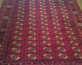 Oriental carpet.