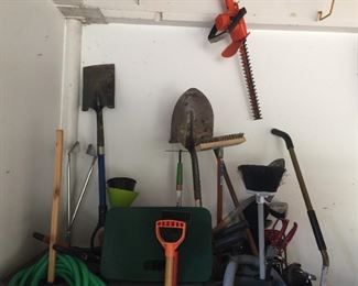Garden tools.