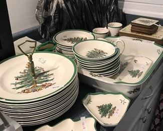 Spode Christmas dishes.