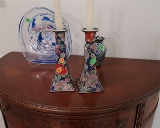 Neiman  Marcus candlesticks